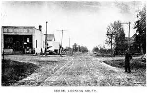 Historic Beebe street, early 20th century photograph.